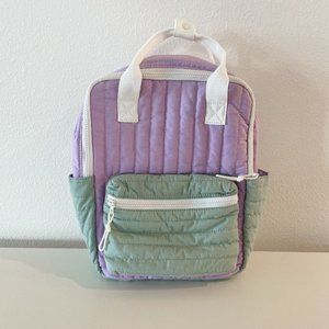Kids' Quilted Square Backpack - Cat & Jack - Purple + Green